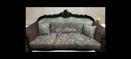 طقم كنب خشب