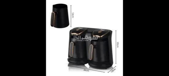 محضرة القهوة التركية المزدوجة Raf - 2