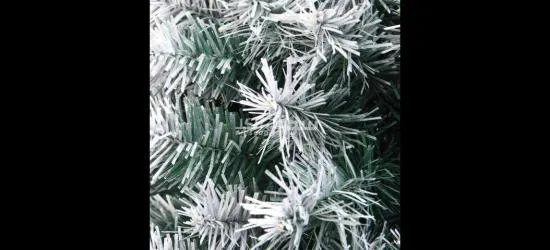 شجرة عيد الميلاد ٢١٠ سم ثلجية كثيفة مستورد 210cm snowy christmas artificial tree - 4
