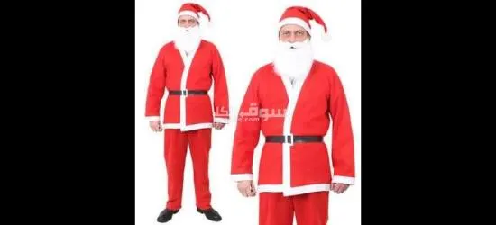 بدلة سانتا كلوز رجالي فاخرة Santa Claus Christmas clothes for men