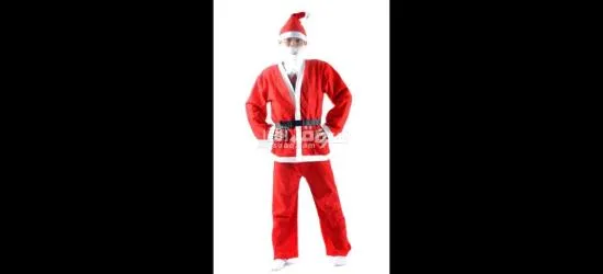 بدلة سانتا كلوز رجالي فاخرة Santa Claus Christmas clothes for men - 4