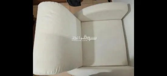 كنب أبيض شاموا