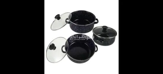 5 طناجر  فقط بسعر "14.99 دينار"