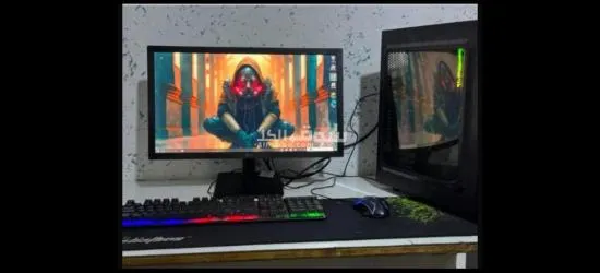 بي سي جيمنج بسعر حرق مع كامل اغراضو  قوي للألعاب pc gaming
